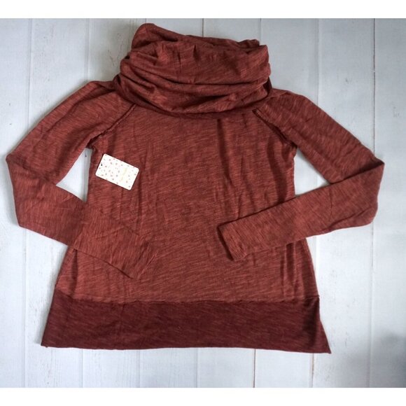Free People Beach One Body Terracotta Cotton Cocoon Cowl Pullover - NWT - Picture 6 of 6